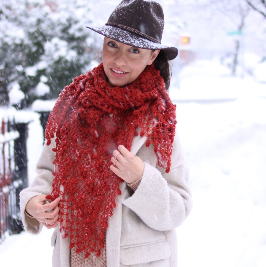 Next cheap red scarf