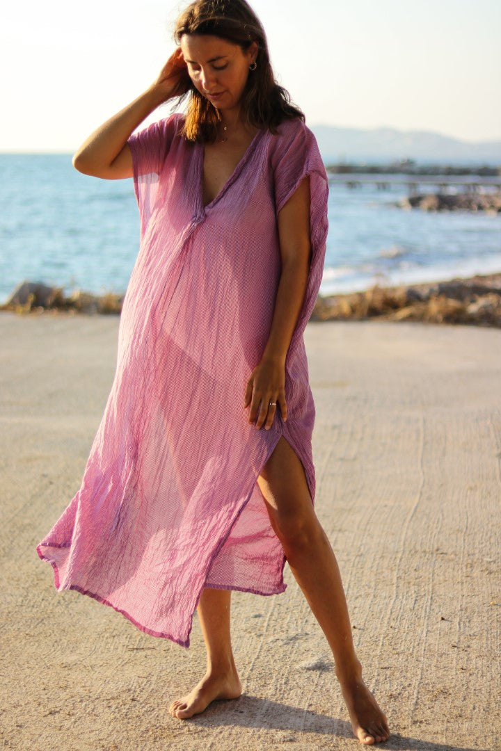 Beach best sale dress pink